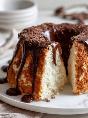 Black and White Angel Food Cake Recipe