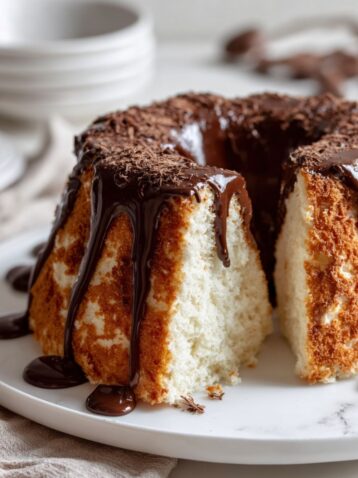 Black and White Angel Food Cake Recipe