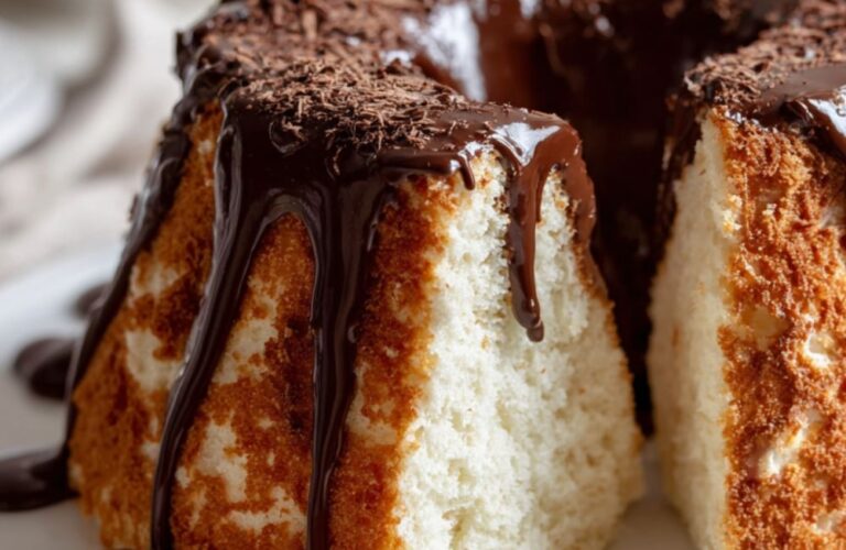 Black and White Angel Food Cake Recipe