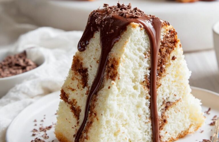 Black and White Angel Food Cake Recipe