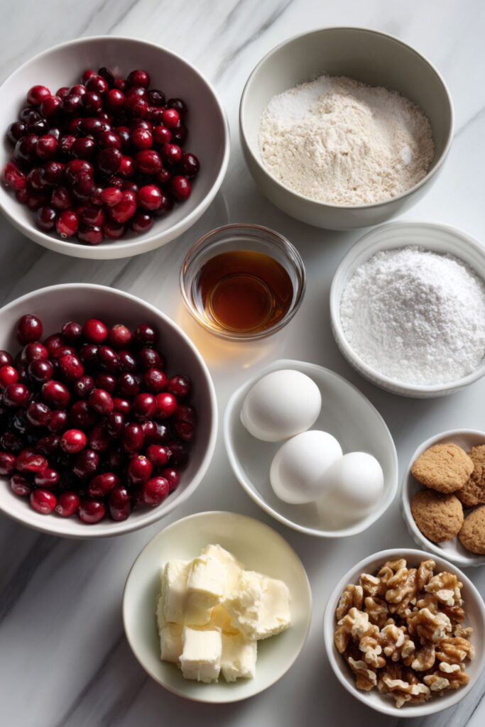 Cranberry Meringue Cake Recipe