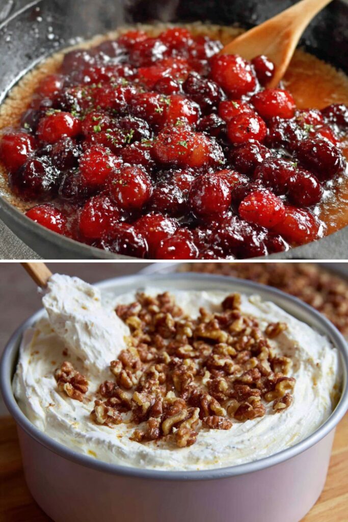 Cranberry Meringue Cake Recipe