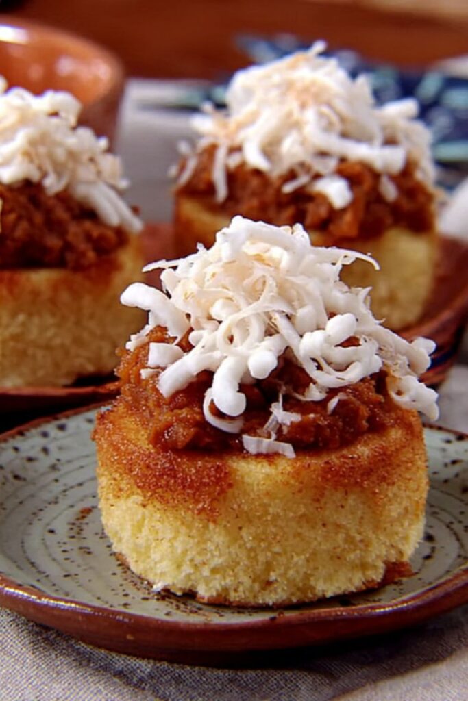 Espresso Cakes with Pumpkin Filling and White Chocolate Curls Recipe