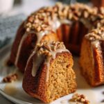 Grilled Sponge Cake with Peach and Cherry Compote Recipe