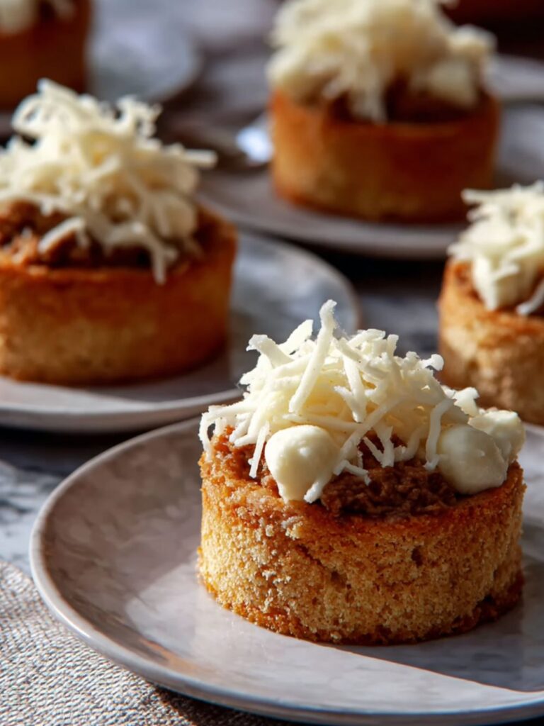 Espresso Cakes with Pumpkin Filling and White Chocolate Curls Recipe