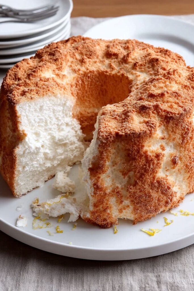 Lemon Angel Food Cake Recipe