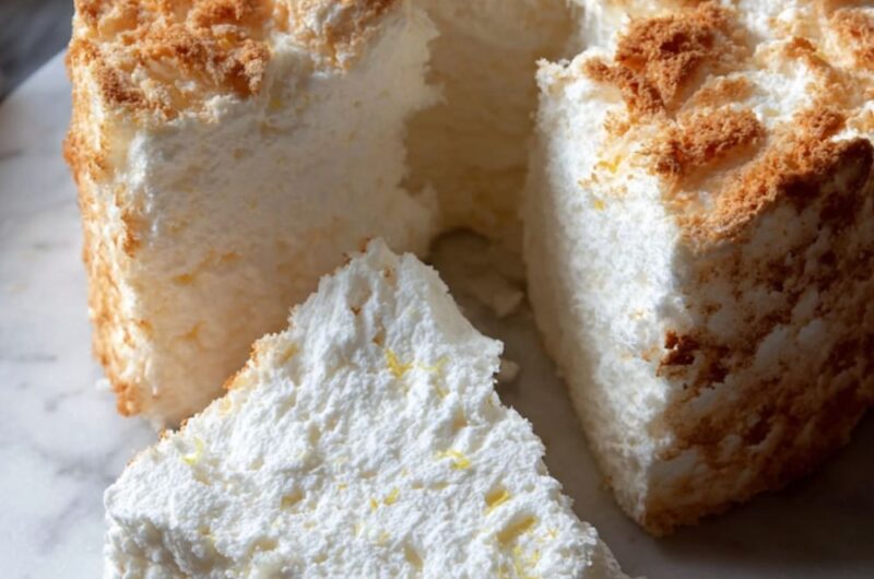 Lemon Angel Food Cake Recipe