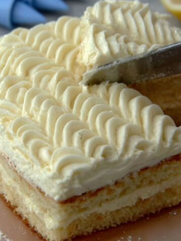 Lemon Layer Sheet Cake Recipe