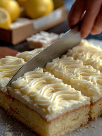 Lemon Layer Sheet Cake Recipe
