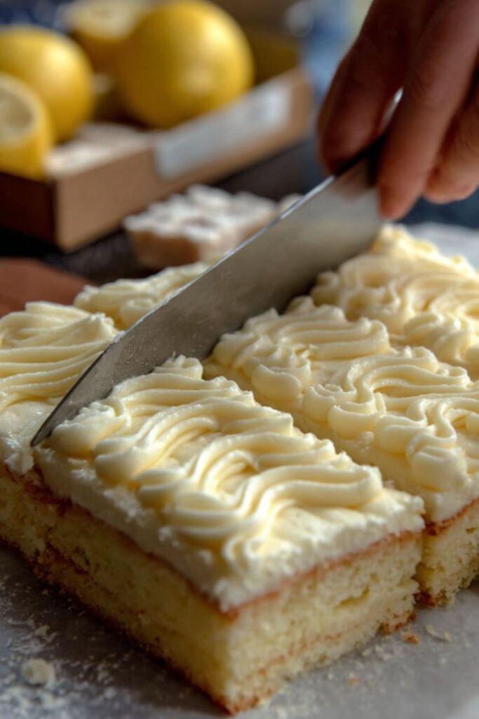 Lemon Layer Sheet Cake Recipe