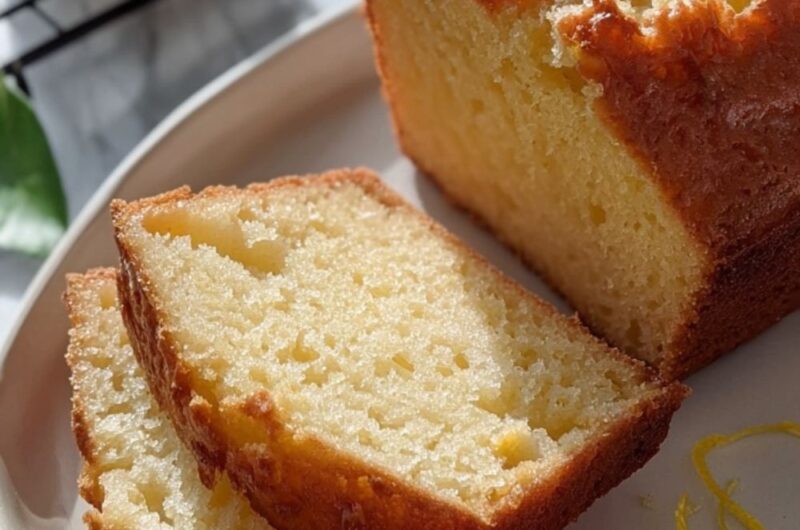 Lemony Yogurt Pound Cake Recipe