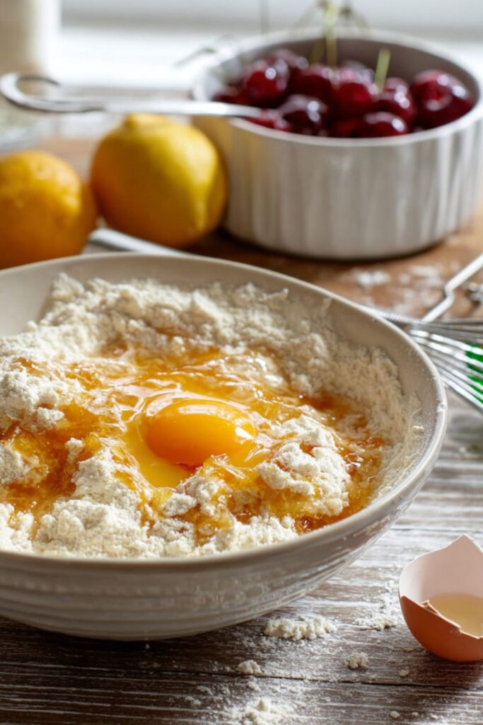 Madeleine Wreath with Sour Cherry Mousse Recipe