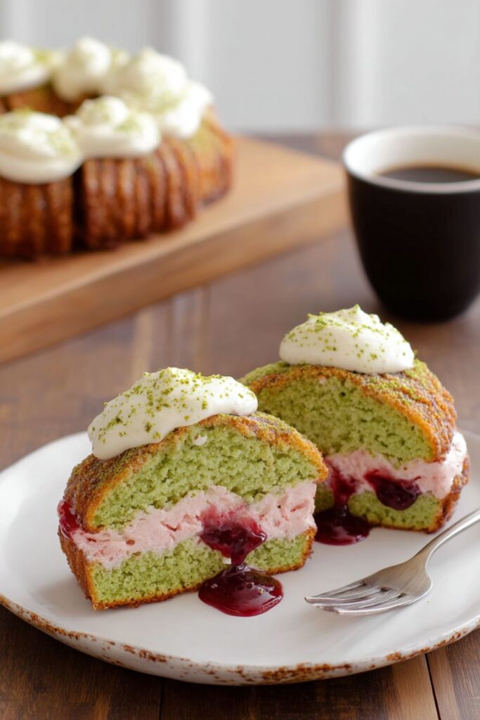 Madeleine Wreath with Sour Cherry Mousse Recipe