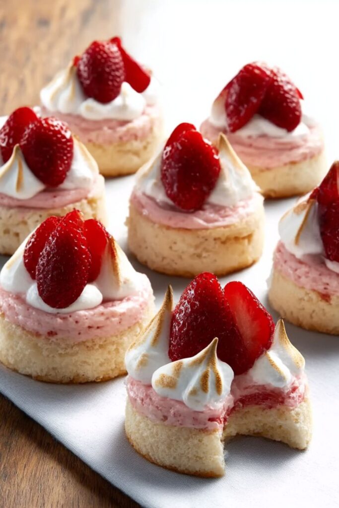 Mini Toasted Strawberry Shortcakes Recipe