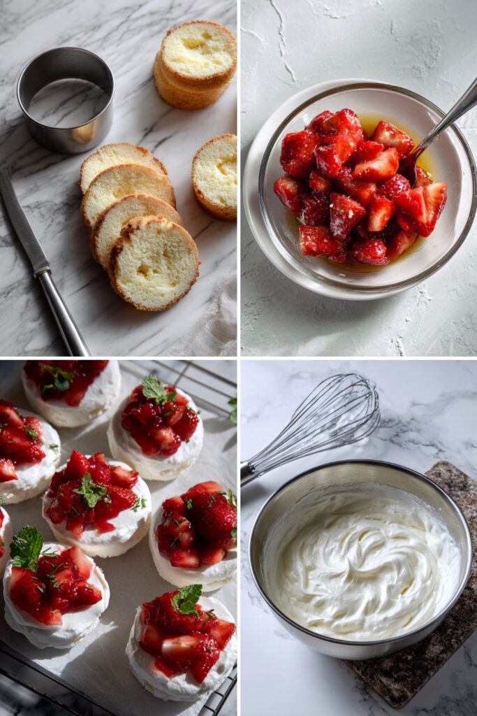 Mini Toasted Strawberry Shortcakes Recipe