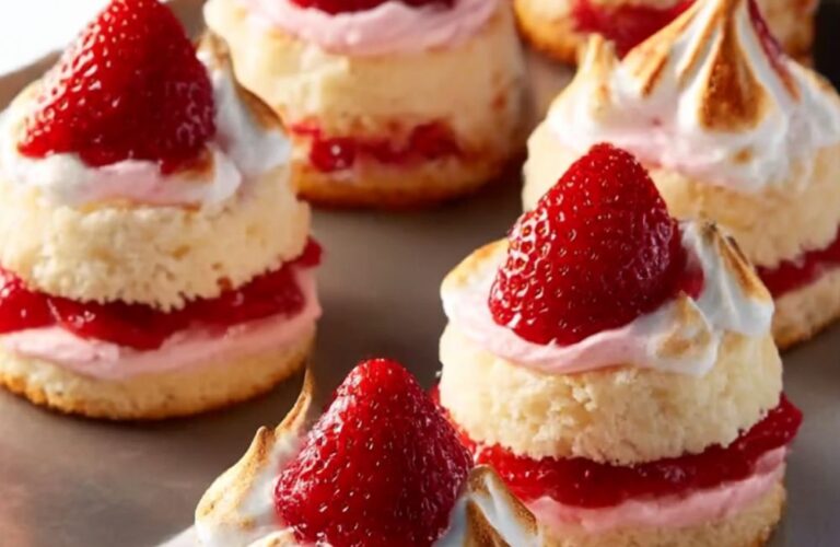 Mini Toasted Strawberry Shortcakes Recipe