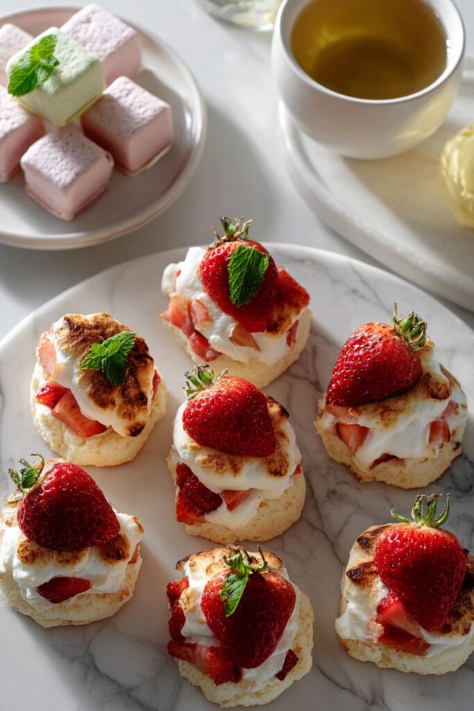 Mini Toasted Strawberry Shortcakes Recipe