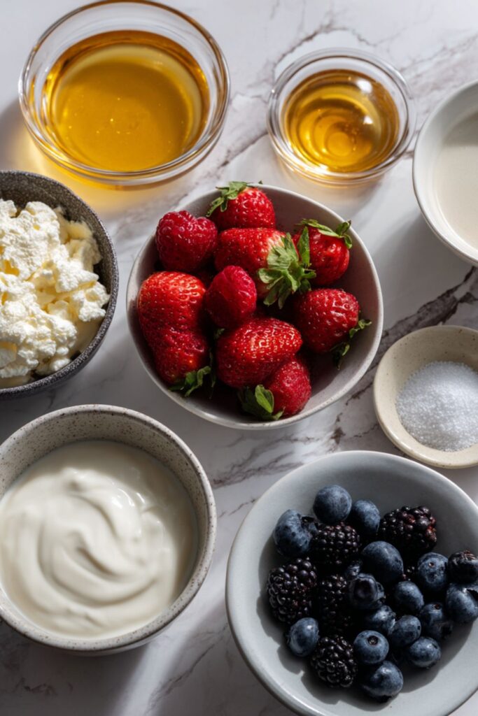 Panna Cotta with Fresh Berries Recipe