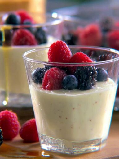 Panna Cotta with Fresh Berries Recipe
