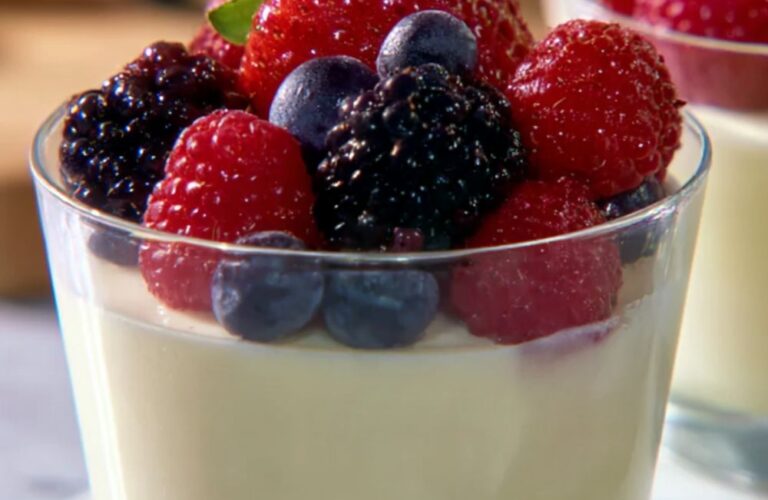 Panna Cotta with Fresh Berries Recipe