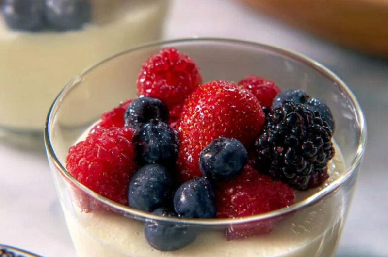Panna Cotta with Fresh Berries Recipe