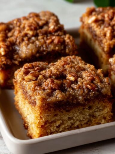 Quick Pecan Sour Cream Coffee Cake Recipe