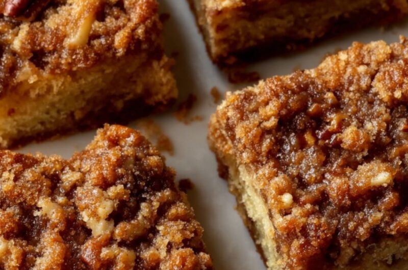 Quick Pecan Sour Cream Coffee Cake Recipe