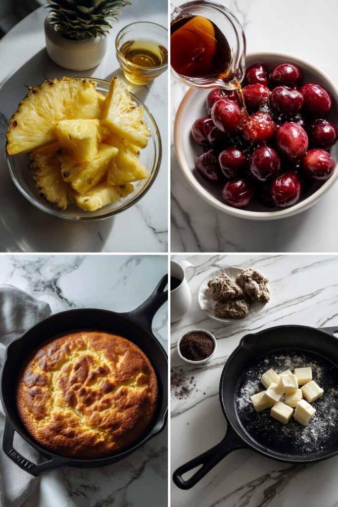 Rum Pineapple Upside-Down Cake Recipe