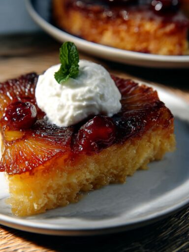Rum Pineapple Upside-Down Cake Recipe