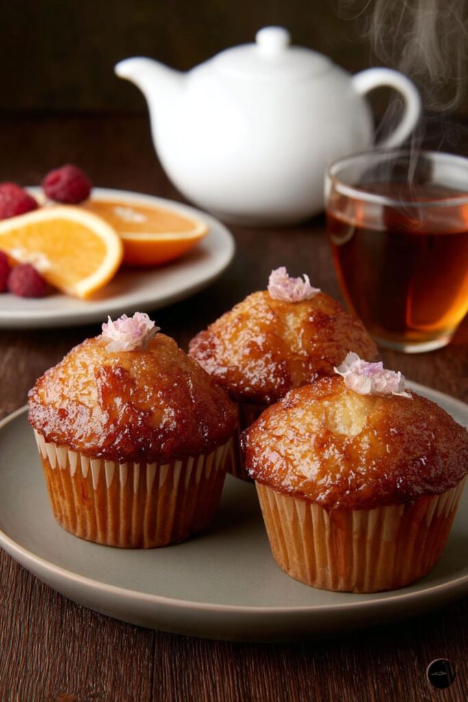 Sherry Tea Cakes and Glaze Recipe