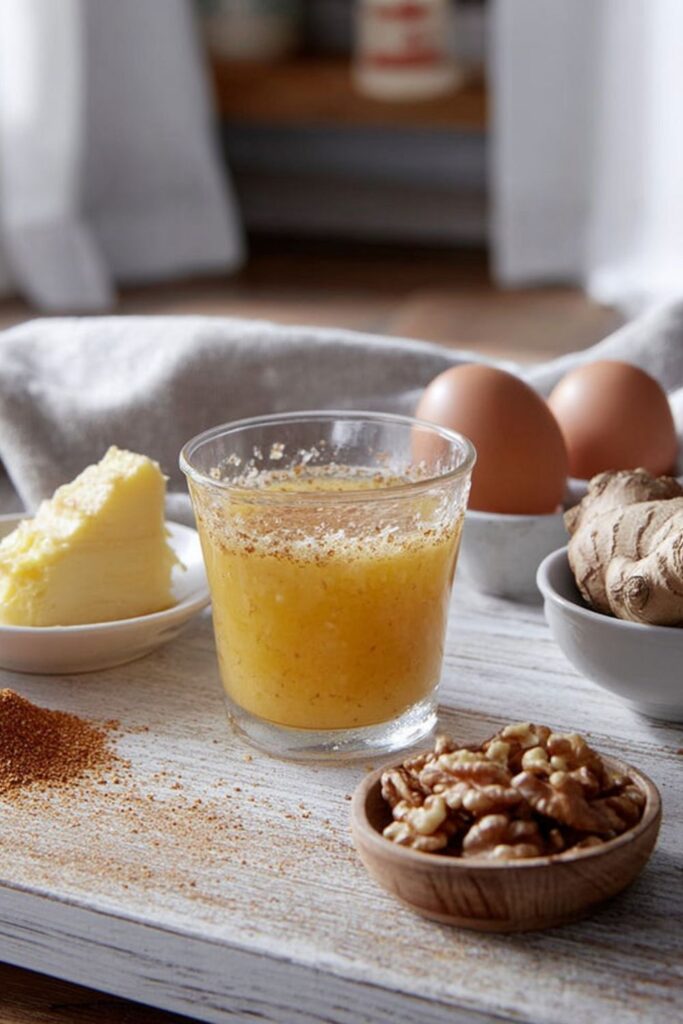 Spice Cake with Ginger Glaze Recipe