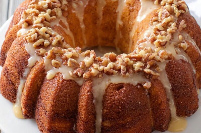 Spice Cake with Ginger Glaze Recipe