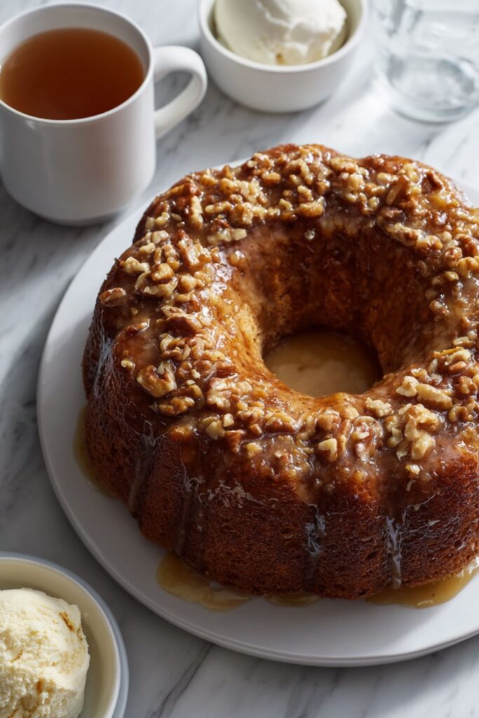Spice Cake with Ginger Glaze Recipe