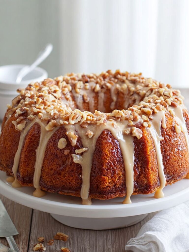 Spice Cake with Ginger Glaze Recipe