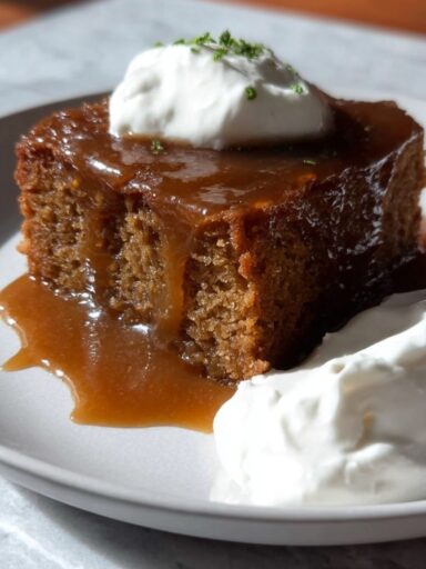 Sticky Toffee Pudding with Butterscotch Sauce Recipe