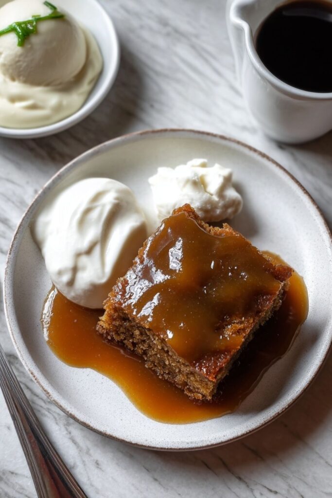 Sticky Toffee Pudding with Butterscotch Sauce Recipe