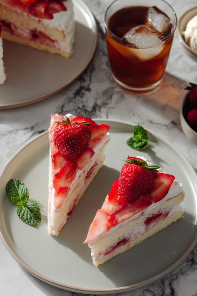 Strawberry Shortcut Cake Recipe