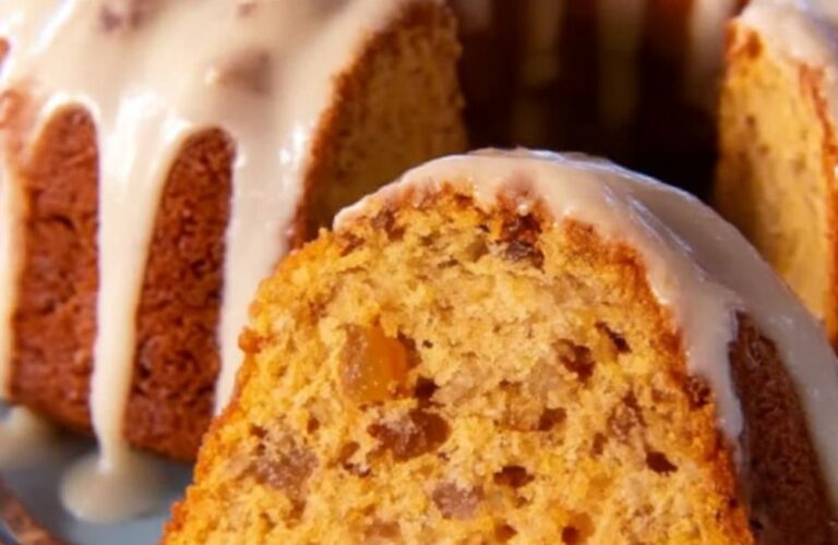 Sweet Potato Bundt Cake with Spiced Buttered Rum Glaze Recipe