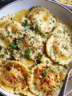 Trader Joe's Sweet Corn Ravioli Recipe