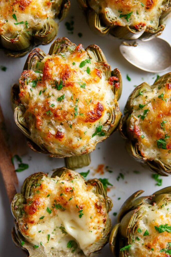 Trader Joe's Style Stuffed Artichoke Bottoms Recipe