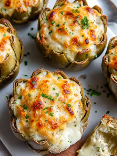 Trader Joe's Style Stuffed Artichoke Bottoms Recipe