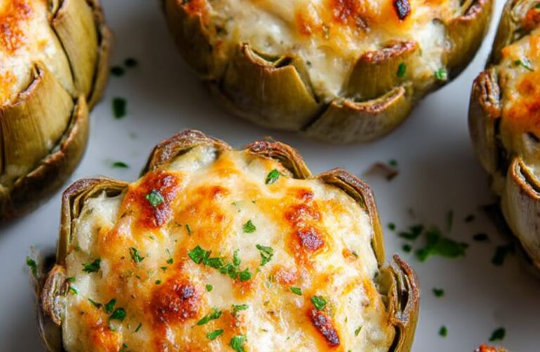 Trader Joe's Style Stuffed Artichoke Bottoms Recipe