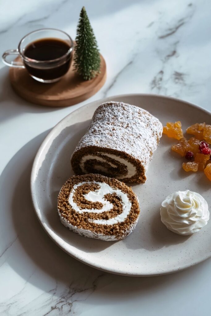 Gingerbread Roulade Cake Recipe - Lulu's Copycats