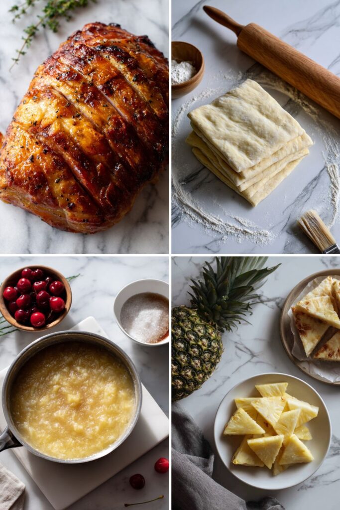 Christmas Ham Wrapped in Puff Pastry Recipe