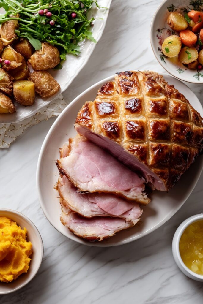 Christmas Ham Wrapped in Puff Pastry Recipe