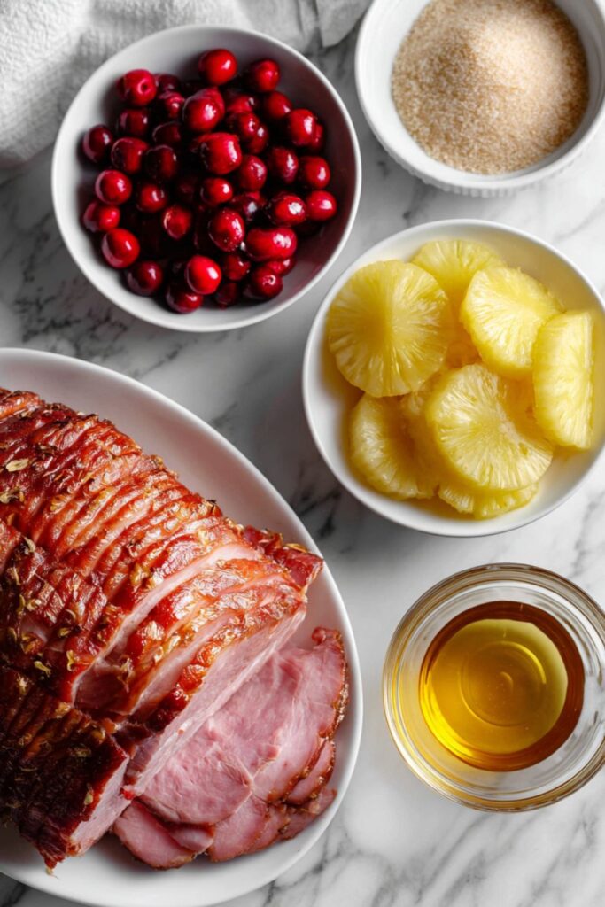 Pineapple Honey-Glazed Ham Recipe