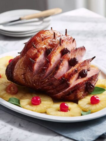 Pineapple Honey-Glazed Ham Recipe