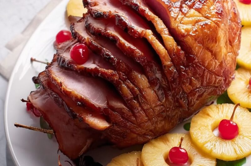 Pineapple Honey-Glazed Ham Recipe