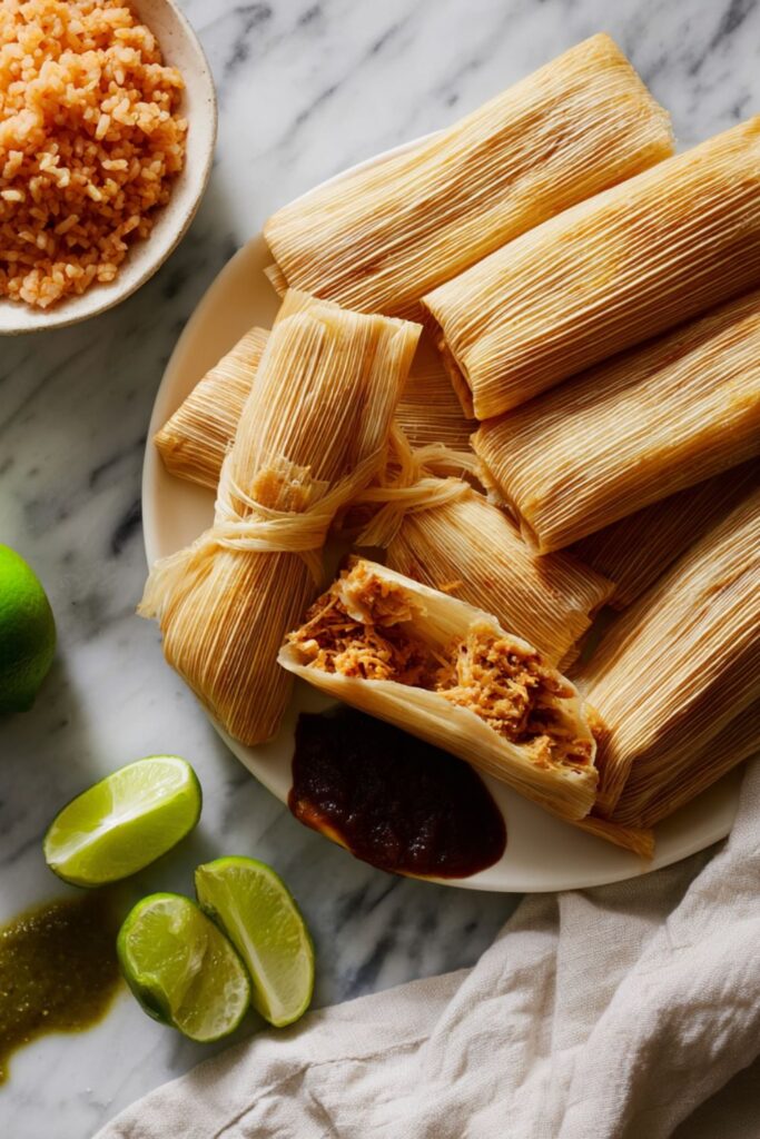 Red Chile Pork Tamales Recipe