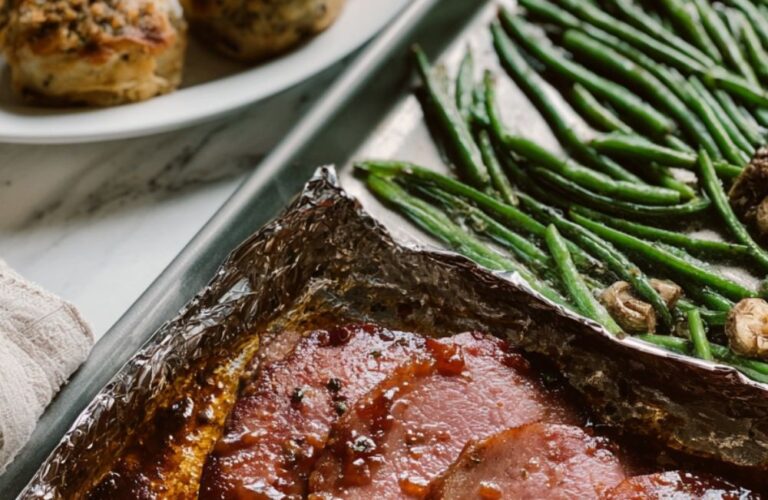 Sheet Pan Holiday Ham Dinner Recipe